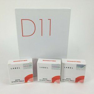 Nimbot D11 Bluetooth Thermal Label Printer With Labels